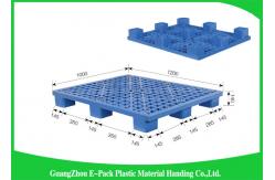 China Stackable Warehouse Rackable Plastic Pallets , Light Duty 40 X 48 Plastic Pallets supplier