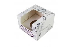 China Foodgrade Custom Cake Boxes With Window Printed Biodegradable supplier