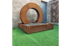 China Process Welding Corten Steel Garden Features Outside supplier