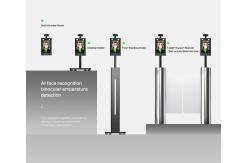 China FCC AI 8 Face Recognition Thermal Sensor With Hand Sanitizer supplier
