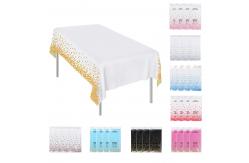 China 54'X108' Printed Tablecloth , Reusable Kitchen Table Cover supplier