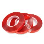 TESA 4965 Double Sided Adhesive Tape Red Film Heat-resistant PET Substrate 0.2MM Thick for sale