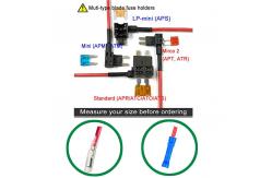 China ATO ATC Blade Fuse Tap for 2 Circuits with cables supplier