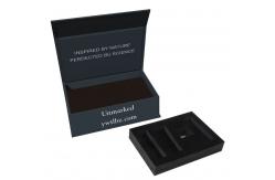 China Custom Printed Handmade Luxury Rigid Box Cardboard Black Matte Magnetic Closure Gift Box supplier
