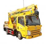 FAW 4x2 Left Hand Drive High Altitude Operation Folding Arm Aerial Work Vehicle for sale