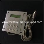 12 Key Metal Numeric Keypad Stainless Steel 304 With Led Display for sale