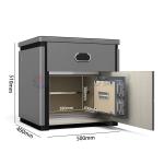 Wireless Charging Night Table Smart Safe Box For Home Security