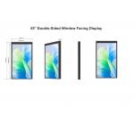 55 Inch Double Sided Window LCD Display Sunlight Readable With Ultra Quiet Cooling Fans for sale