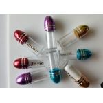Purple Plastic Bottle With Metal Cap SGS 2g Bullet Shape for sale