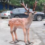 110V 220V Realistic Animal Statues With Movement / Sound Customization