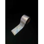 silver stripe Heat transfer Reflective vinyl For Clothing Safety Workwear HTV Grey High Visibility for sale