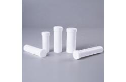 China Effervescent Tablets Packaging with Food Grade PP Plastic Pill Tube and Sealing Caps supplier