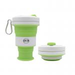 ECO Friendly 550ML Foldable Silicone Cup For Outdoor for sale