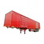 2 Axles Cargo Semi Trailer Vehicle Container Rated Capacity 30 - 100T for sale