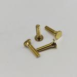 Copper Square Neck Head Screws #8-32 Fine Teeth Screws For Electronic Equipment for sale