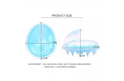 China Waterproof Deeply Cleansing Silicone Hair Shampoo Brush 45g supplier