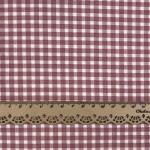Woven 200gsm 40s Red Check And Stripe Fabrics Polyester Gingham Fabric