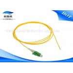 SM Simplex 9 / 125um Fiber Optic Pigtail G652 LC APC Industrial Easy Installation for sale