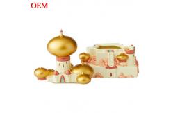 China OEM factory make custom Little Mermaid Sculpted Cookie Jar Food Holder supplier