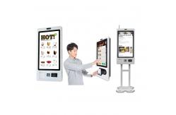 China Fast Food Self Service Kiosk Terminal with Multiple Payment Choices Wall Mount Design supplier