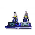 Motorbike VR Driving Simulator Fiber Glass 360 Degree Rotation For Theme Park for sale