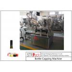 One Heads Bottle Capping Machine / ROPP Aluminum Screw Cap Crimping Machine