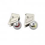 Smooth Operation Iron Shell Aluminium Sliding Window Rollers with Nylon Bearing for sale