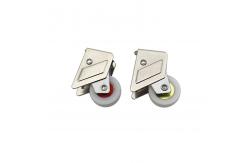 China Smooth Operation Iron Shell Aluminium Sliding Window Rollers with Nylon Bearing supplier
