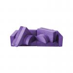 14 Piece Convertible Foam Play Couch Set Non-Toxic CertiPUR-US