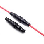 3AG 250V Screw Type Inline Fuse Holders PA66 Bakelite Phenolic Resin for sale