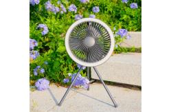 China LED Ring Lights Portable Camping Fan 7800mAh Rechargeable Tent Fan supplier