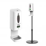 FCC LCD Touchless ABS Floor Stand Automatic Sanitizer for sale