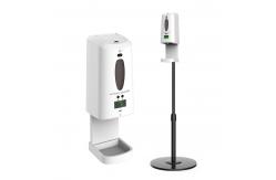 China FCC LCD Touchless ABS Floor Stand Automatic Sanitizer supplier