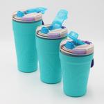 Sustainable Silicone Custom Plastic Sports Bottles Creative style for sale