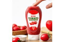 China 450g Tomato Sauce Ketchup hot chocalate jam Plastic Seasoning Bottles Ketchen Squeeze bottle supplier