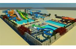 China Commercial Water Park Design With Swimming Pool Water Splash Pad For Children supplier