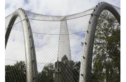 China Stainless Steel Aviary Wire Netting , Cable Braid Bird Enclosure Netting supplier