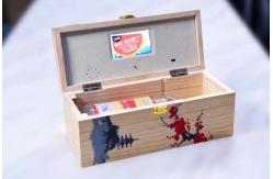 China Magnetic LCD Screen Gift Box OEM Autoplay with rechargeable battery supplier