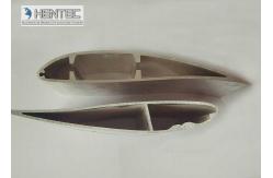 China Silvery Anodized Industrial Fan Blade With Anodizing / Powder Painting Surface Treatment supplier