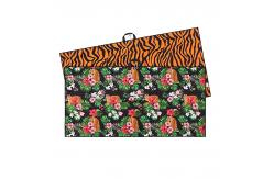 China Custom Printed Sublimation Waffle Microfiber Golf Towels With Logo supplier