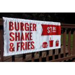 Vinyl Advertising UV Printing Customized Wall Banner With Metal Grommets for sale
