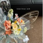 Crystal Butterfly Cellophane Popular Flower Wrapping Paper for Flower Shops for sale