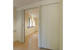 China Melamine Finish Acoustic Rotating Sliding Movable Partition Walls For Exhibition Hall supplier