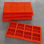 High Flexible Elastic PU Screen Panel WS85 Polyurethane Modular Screen For Aggregate / Mining for sale