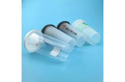 China 350ml Milkshake Disposable Bubble Tea Cups Cylinder Shape supplier
