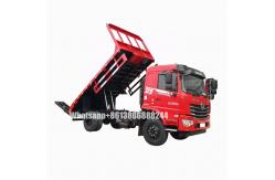 China Dongfeng Dump Self Unload Flat Plate Truck Flatbed Transporter With Yuchai Engine supplier