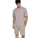                  2023 Cotton Man Tracksuit Sportwear Set for Summer             