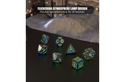 China Christmas Elements LED Rechargeable Game Dice Set Dragon And Dungeon supplier