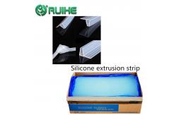 China Flexible High Transparent Liquid Silicone Rubber Extrusion Led Strip Hose supplier