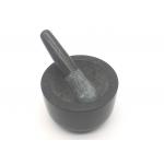 Healthy Custom Mortar And Pestle 100% Natural Solid Granite Food Safe for sale